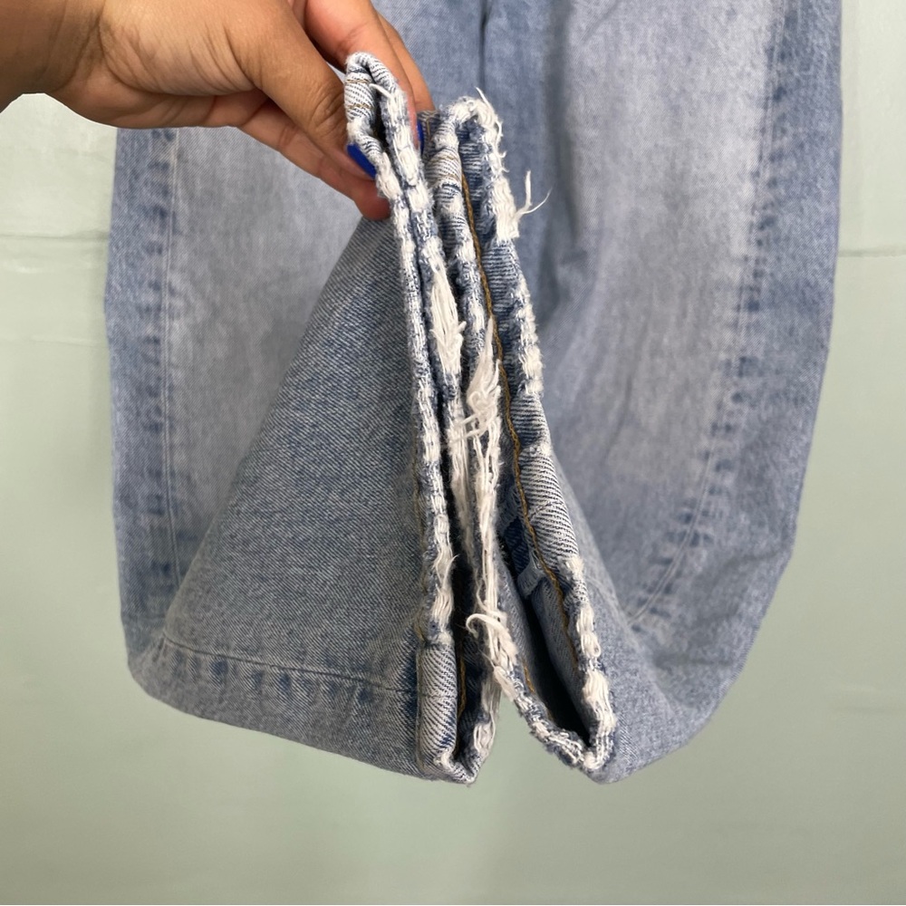 Agolde 90’s Jeans Straight Leg Blue Size 27 - Picture 4 of 11